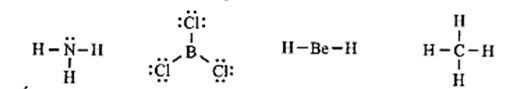 Cho công thức Lewis của các phân tử sau:   Số phân tử mà nguyên tử trung tâm không thoả mãn quy tắc octet là (ảnh 1)