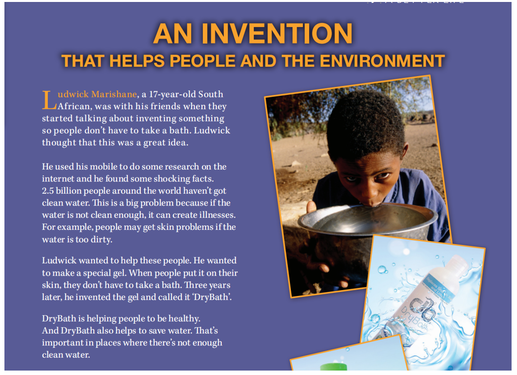 Read and listen to the article on page 81 about a young inventor. What is his invention? (ảnh 1)