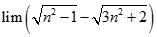 Giá trị đúng của lim ( căn bậc hai n^2 - 1 - căn bậc hai 3n^2 + 2) là: A. dương vô cùng B. âm vô cùng C. 0 D. 1 (ảnh 1)