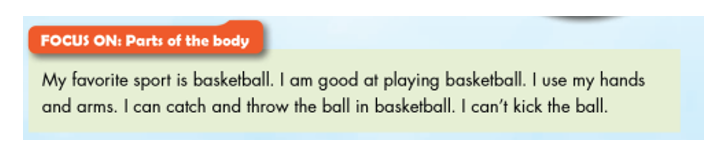 Read and circle the sport he is good at. (Đọc và khoanh tròn môn thể thao mà anh ấy giỏi) (ảnh 1)