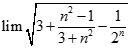 Chọn kết quả đúng của lim căn bậc hai 3 + n^2 -1 /3 + n^2 - 1/2n^2 A. 4 B. 3. C. 2 D. `1/2 (ảnh 1)