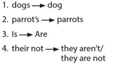 Correct one mistake in each conversation. IN CLASS Practice with a partner (ảnh 1)