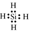 Phân tử SiH4 có bao nhiêu cặp electron hóa trị riêng? Biết Si (Z = 14); H (Z = 1). (ảnh 1)