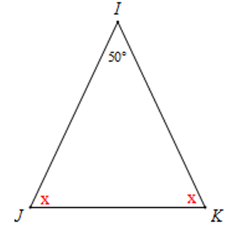 Tính số đo x trong hình dưới đây   A. x = 130 độ; B. x = 50 độ; C. x = 65 độ; D. Không xác định được số đo x. (ảnh 1)