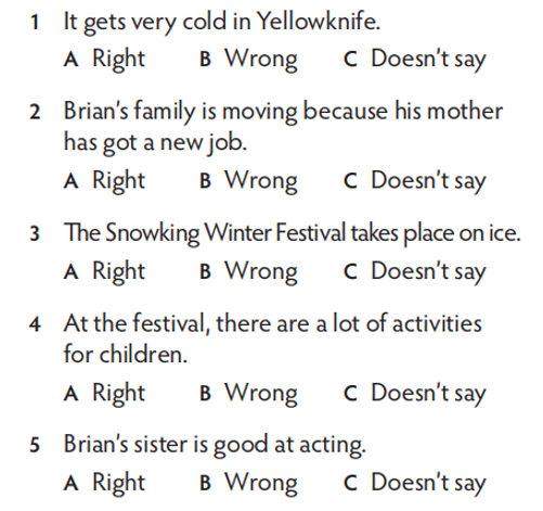 Read the blog again. Are the sentences ‘Right’ (A) or ‘Wrong’ (B)? If there is not (ảnh 1)