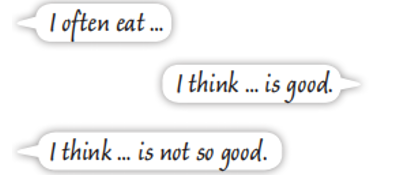 Speaking: Compare your ideas with a partner. (Nói: So sánh ý kiến của bạn với bạn cùng nhóm với bạn.) (ảnh 1)