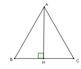 Cho tam giác đều ABC có đường cao AH. Điều nào sau đây là đúng?  (ảnh 1)