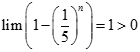 lim 5^n - 1 / 3^n + 1 bằng A. + vô cùng B. 1 C. 0 D. - vô cùng  (ảnh 3)