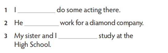 Complete the sentences from the blog on page 91. Use contractions when you can. (ảnh 1)