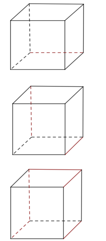 Vẽ thêm các nét còn thiếu để được hình lập phương. (ảnh 2)