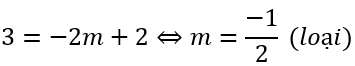 Có bao nhiêu giá trị của m để giá trị nhỏ nhất của hàm số: f(x) = 4x2 - 4mx + m2 – 2m + 2 trên đoạn [0; 2] bằng 3? (ảnh 7)