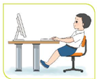 Chọn tư thế ngồi đúng khi sử dụng máy tính (ảnh 1)
