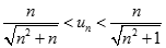 Tìm un biết un = tổng từ k = 1 đến n của 1/ căn bậc hai n^2 + k A. dương vô cùng B. âm vô cùng C. 3 D. 1 (ảnh 4)