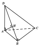 Cho tứ diện SABC  có là tam giác ABC vuông tại B  và SA vuông (ABC) a) Khẳng định nào sau đây là đúng nhất.  (ảnh 1)