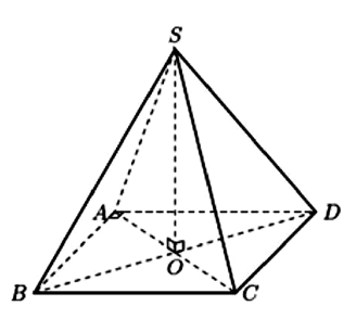 Cho hình chóp đều S.ABCD có đáy ABCD là hình vuông cạnh bằng a can bậc hai 2 cạnh bên SA= 2a (ảnh 1)
