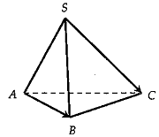 Cho hình chóp S.ABC có SA = SB = SC và góc asb = góc bsc = góc csa. Hãy xác định góc giữa cặp vectơ sc và vecto ab? (ảnh 1)