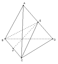 Cho tứ diện đều ABCD cạnh a = 12, gọi (P) là mặt phẳng qua B và vuông góc với AD. Thiết diện của (P) và hình chóp có diện tích bằng (ảnh 1)