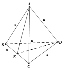 Tính cosin của góc giữa hai mặt của một tứ diện đều. A. căn bậc hai 3/2 B. căn bậc hai 2/3 C. 1/2 D. 1/3 (ảnh 1)