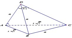 Cho tứ diện ABCD có DA = DB = DC và góc BCD = 60 độ, góc adc = 90 độ, góc adb = 120 độ. Trong các mặt của tứ diện đó: (ảnh 1)