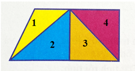 Hình bên có:   A. 3 hình tứ giác B. 4 hình tứ giác C. 5 hình tứ giác D. 6 hình tứ giác (ảnh 2)