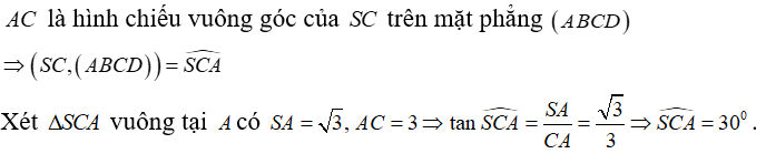 Cho hình chóp SABCD có đáy ABCD  là hình chữ nhật, AB = 2, AD = căn 5 (ảnh 1)