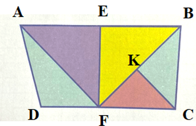 . Hình bên có:   A. 5 góc vuông  B. 6 góc vuông C. 7 góc vuông D. 8 góc vuông (ảnh 2)