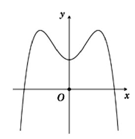 Đồ thị hàm số nào dưới đây có dạng như đường cong trong hình bên?   (ảnh 1)