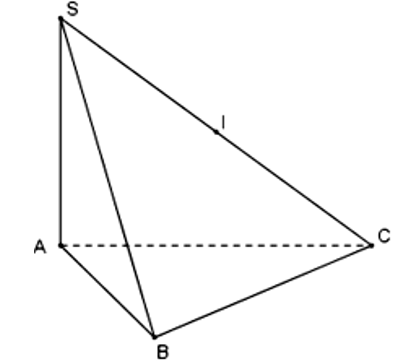 Cho khối chóp S.ABC có đáy là tam giac vuông tại B, AB= 1,BC= căn bậc hai 2 cạnh bên SA vuông (ảnh 1)