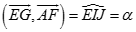 Cho hình lập phương ABCD.A'B'C'D'. Hãy xác định góc giữa cặp vectơ AF và vecto EG? (ảnh 5)