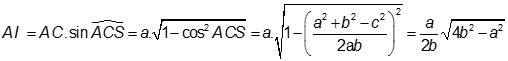 Cho hình chóp S.ABC có đáy là tam giác đều cạnh a và SA = SB = SC = b ( a> b căn bậc hai 2) . Gọi G là trọng tâm tam giác ABC. (ảnh 4)