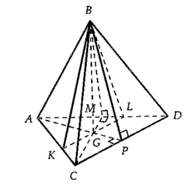 Cho tứ diện đều cạnh a = 12, AP là đường cao của tam giác ACD. Mặt phẳng (P) qua B vuông góc với AP cắt mặt phẳng (ACD) theo đoạn giao tuyến có độ dài bằng: (ảnh 1)