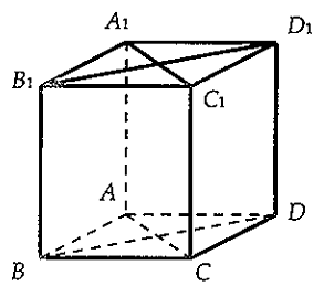 Cho hình lập phương ABCD.A1B1C1D1. Chọn khẳng định sai?  A. Góc giữa AC và B1D1 bằng 90 độ (ảnh 1)