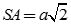 Tam giác ABC có BC = 2a, đường cao AD = a căn bậc hai 2. Trên đường thẳng vuông góc với (ABC) tại A, lấy điểm S sao cho  (ảnh 2)