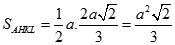 Cho hình chóp S.ABCD có đáy ABCD là hình vuông cạnh a, SA vuông góc mp ABCD và SA = a căn bậc hai 2. Giả sử tồn tại tiết diện của hình chóp với mặt phẳng   (ảnh 17)
