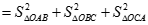 c) Khẳng định nào sau đây là đúng nhất? A. S^2 ABC = 1/2S^2 OAB + 1/2S^2 OBC + 1/2S^2OCA (ảnh 3)