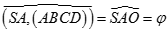 Cho hình chóp S.ABCD có đáy ABCD là hình vuông cạnh a, tâm O, SO vuông góc mp ABCD, đường thẳng SA tạo với hai mặt phẳng (ABCD) và (SBC) (ảnh 4)