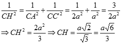 Cho hình lập phương ABCD.A'B'C'D' cạnh a. Tính khoảng cách từ C đến AC' (ảnh 2)