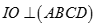 Cho hình chóp S.ABCD có SA vuông góc ABCD và đáy ABCD là hình chữ nhật. Gọi O là tâm của ABCD và I là trung điểm của SC. Khẳng định nào sau đây sai ? (ảnh 2)