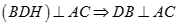 Cho tứ diện ABCD có góc BDC = 90 độ. Hình chiếu H của D trên mặt phẳng ABC là trực tâm tam giác ABC.  a) Tính  (ảnh 6)