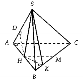 Cho hình chóp S.ABC  có đáy là tam giác vuông tại A  và AB = 2a, AC = 2a căn bậc hai 3. Hình chiếu vuông góc của S trên mặt phẳng (ABC) (ảnh 2)