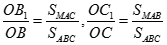 Cho tứ diện OABC có các cạnh OA, OB, OC đôi một vuông góc. M là một điểm bất kì thuộc miền trong tam giác ABC. (ảnh 14)