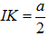Cho hình chóp tứ giác S.ABCD, có đáy ABCD là hình thoi tâm I cạnh bằng a  và góc A = 60 độ, cạnh SC = a căn bậc hai 6/2 (ảnh 6)