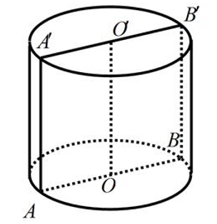 Cho hình trụ có diện tích toàn phần là  4 pi và có thiết diện cắt mặt phẳng qua trục là một (ảnh 1)
