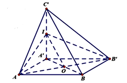 Cho hình lăng trụ đứng ABC.A'B'C' có ABC là tam giác vuông cân, AB=AC=a, AA'= a căn bậc hai 3 (ảnh 2)