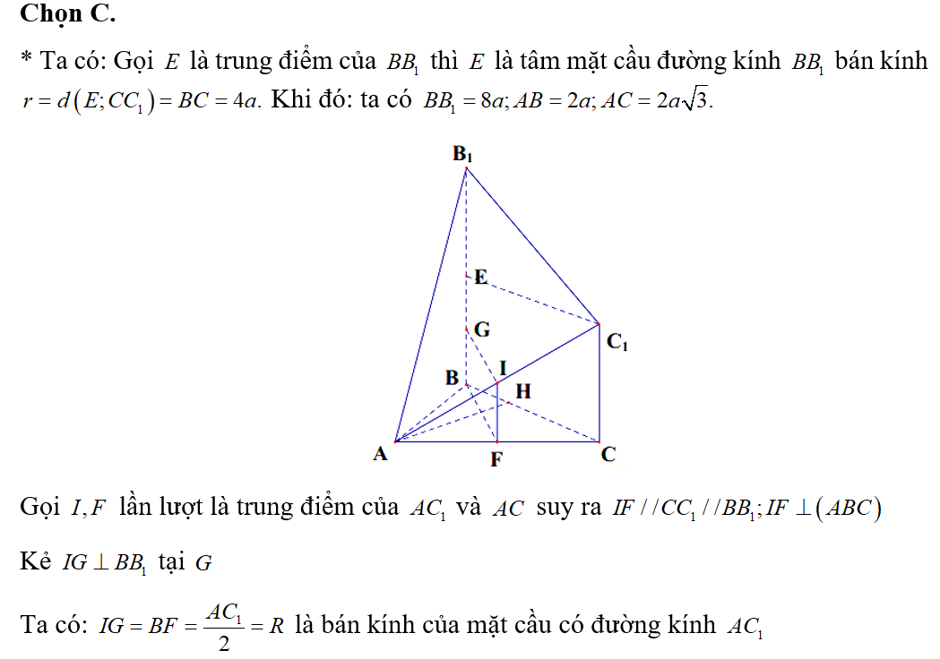 Trong mặt phẳng (P) cho tam giác ABC vuông tại A,BC= 4a, góc ABC= 60 độ. Xét hai tia Bx,Cy cùng hướng (ảnh 1)