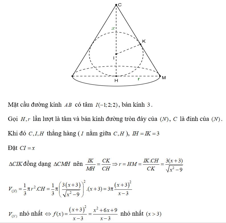 Trong không gian Oxyz , cho hai điểm A( 1,3,0), B( -3,1,4) và đường thẳng đenta: x - 2/1 = y + 1/1= z - 2/3 (ảnh 1)