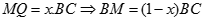 Cho tứ diện ABCD có AB vuông góc với CD, AB = CD = 6. M là điểm thuộc BC sao cho MC = x.BC (0 < x < 1). Mặt phẳng (P) song song với AB và CD (ảnh 6)