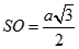 Cho hình vuông ABCD có tâm O và cạnh bằng 2a. Trên đường thẳng qua O vuông góc với (ABCD) lấy điểm S. (ảnh 5)