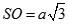 Cho hình vuông ABCD có tâm O và cạnh bằng 2a. Trên đường thẳng qua O vuông góc với (ABCD) lấy điểm S. (ảnh 3)