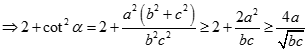 Cho tứ diện ABCD có DA, DB, DC đôi một vuông góc. Gọi anpha, beta, gama lần lượt là góc giữa các đường thẳng DA, DB, DC với mặt phẳng (ABC)  (ảnh 8)